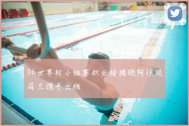 06世界杯小组赛积分榜揭晓阿根廷荷兰携手出线